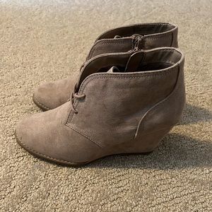 Beige Booties